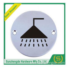 BTB SSP-007SS Stainless Steel Round Cover Female Toilet Sign Plate Sus304